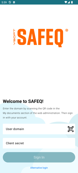 2024.09 Mobile App - Login Screen